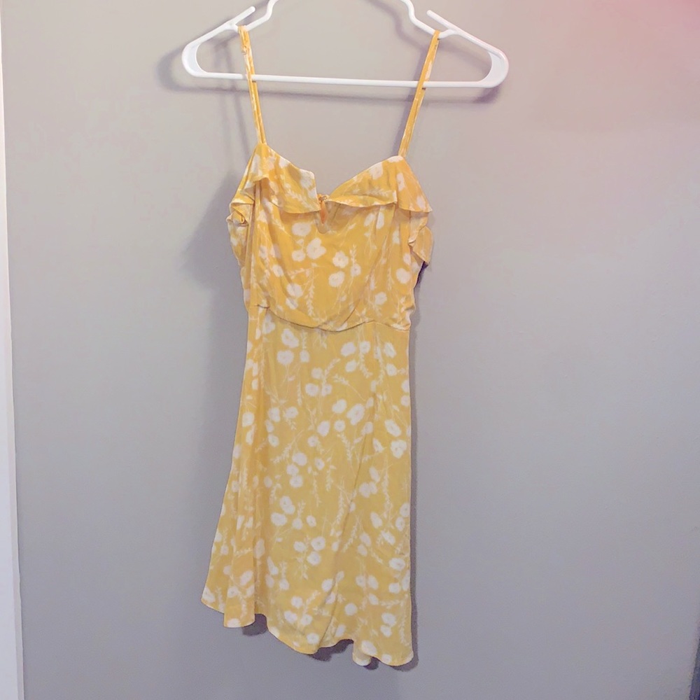 Yellow Floral Dress